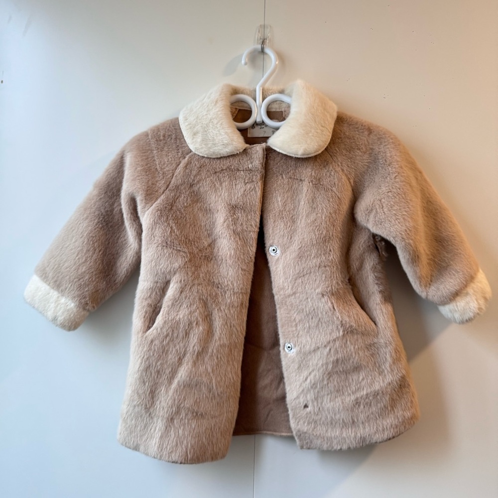 Cozy Tan Kids Jacket